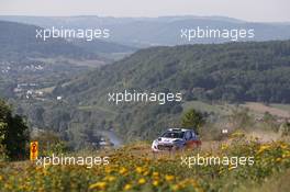 Thierry Neuville, Nicolas Gilsoul (Hyundai i20 WRC, #7 Hyundai Motorsport) 20-23.08.2015. World Rally Championship, Rd 9, Rallye Deutschland, Trier, Germany.