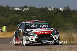 Kris Meeke, Paul Nagle (Citroen DS3 WRC, #3 Citroen Total Abu Dhabi WRT) 20-23.08.2015. World Rally Championship, Rd 9, Rallye Deutschland, Trier, Germany.
