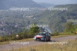 Mads Ostberg, Jonas Andersson (Citroen DS3 WRC, #4 Citroen Total Abu Dhabi WRT) 20-23.08.2015. World Rally Championship, Rd 9, Rallye Deutschland, Trier, Germany.