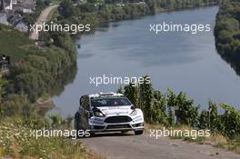 Ott Tanak (EST) Kuldar (EST), Ford Fiesta R5, M-Sport World Rally Team 20-23.08.2015. World Rally Championship, Rd 9, Rallye Deutschland, Trier, Germany.