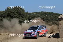 Thierry Neuville, Nicolas Gilsoul (Hyundai i20 WRC, #7 Hyundai Motorsport) 10-14.06.2015 FIA World Rally Championship 2015, Rd 6, Rally Italia, Sardegna, Italy
