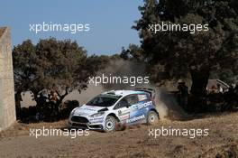 Elfyn Evans, Daniel Barrit (Ford Fiesta WRC, #6 M-Sport World Rally Team) 10-14.06.2015 FIA World Rally Championship 2015, Rd 6, Rally Italia, Sardegna, Italy