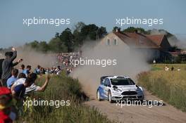 Elfyn Evans, Daniel Barrit (Ford Fiesta WRC, #6 M-Sport World Rally Team) 02-05.07-2015. World Rally Championship, Rd 7, Rally Poland, Mikolajki, Poland.