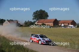 Thierry Neuville, Nicolas Gilsoul (Hyundai i20 WRC, #7 Hyundai Motorsport) 02-05.07-2015. World Rally Championship, Rd 7, Rally Poland, Mikolajki, Poland.