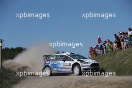 Ott Tanak (EST) Kuldar (EST), Ford Fiesta R5, M-Sport World Rally Team 02-05.07-2015. World Rally Championship, Rd 7, Rally Poland, Mikolajki, Poland.