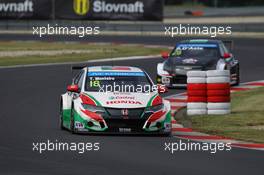 Tiago Monteiro (POR) Honda Civic WTCC, Honda Racing Team JAS 20.06.2015. World Touring Car Championship, Rounds 11 and 12, Slovakia Ring, Bratislava, Slovakia.