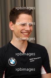 Welcome Event at BMW Motorsport (Munic) with new talent driver Nico Menzel (GER) and Ricky Collard (GBR) - Jesse Krohn (FIN), Dirk Adorf (BMW driver) 25.04.2016 BMW Motorsport Junior Program, Munic / München - This image is copyright free for editorial use. © Copyright: BMW AG     