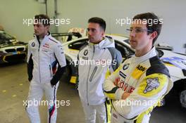 Marco Wittmann, Philipp Eng, Alexander Sims, ROWE Racing, BMW M6 GT3 16.-17.04.2016. Nurburgring, Germany - ADAC Qualifikationsrennen 24h-Rennen, Nordschleife - This image is copyright free for editorial use © BMW AG