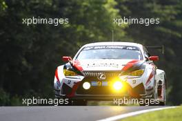 #36 Toyota Gazoo Racing with Tom`s, Lexus RC F: Tatsuya Kataoka, Takeshi Tsuchiya, Kazuya Oshima, Takuto Iguchi. 25.-29.05.2016 Nürburging 24 Hours, Nordschleife, Nurburging, Germany, Practice and Qualifying.