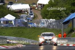 #188 Toyota Gazoo Racing, Lexus RC: Takayuki Kinoshita, Takamitsu Matsui, Naoya Gamo, „Morizo”. 25.-29.05.2016 Nürburging 24 Hours, Nordschleife, Nurburging, Germany, Practice and Qualifying.