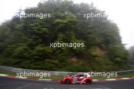 #204 racing one, Volkswagen Golf GTI TCR: Benjamin Leuchter, Fabian Danz, Tim Zimmermann. 25.-29.05.2016 Nürburging 24 Hours, Nordschleife, Nurburging, Germany, Race.