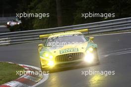 #75 Mann Filter Team Zakspeed, Mercedes-AMG GT3: Kenneth Heyer, Sebastian Asch, Luca Ludwig, Daniel Keilwitz. 25.-29.05.2016 Nürburging 24 Hours, Nordschleife, Nurburging, Germany, Race.