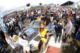 Grid girl of #7 Aston Martin Racing, Aston Martin GT3 Vantage: Nicki Thiim, Darren Turner, Marco Sorensen, Pedro Lamy. 25.-29.05.2016 Nürburging 24 Hours, Nordschleife, Nurburging, Germany, Race.