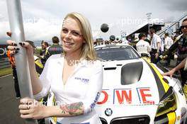 Grid girl of #22 ROWE Racing, BMW M6 GT3: Klaus Graf, Richard Westbrook, Nicky Catsburg, Markus Palttala. 25.-29.05.2016 Nürburging 24 Hours, Nordschleife, Nurburging, Germany, Race.