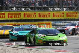 Luca Stolz (DEU), Michele Beretta (ITA), Andrea Piccini (ITA), Lamborghini Huracan GT3, GRT Grasser Racing Team 23-24.04.2016 Blancpain Endurance Series, Round 1, Monza, Italy
