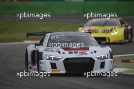 Henry Hassid (FRA), Philippe Giauque (CHE), Franck Perera (FRA), Audi R8 LMS, ISR 23-24.04.2016 Blancpain Endurance Series, Round 1, Monza, Italy