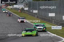 Luca Stolz (DEU), Michele Beretta (ITA), Andrea Piccini (ITA), Lamborghini Huracan GT3, GRT Grasser Racing Team 23-24.04.2016 Blancpain Endurance Series, Round 1, Monza, Italy