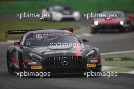 Maximilian Buhk (DEU), Dominik Baumann (AUT), Jazeman Jaafar (MAL), Mercedes-AMG GT3, HTP Motorsport 23-24.04.2016 Blancpain Endurance Series, Round 1, Monza, Italy