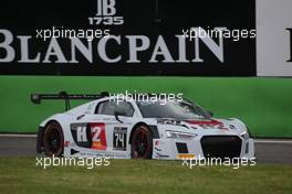 Henry Hassid (FRA), Philippe Giauque (CHE), Franck Perera (FRA), Audi R8 LMS, ISR 23-24.04.2016 Blancpain Endurance Series, Round 1, Monza, Italy