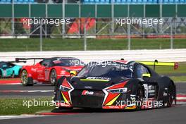 Rodrigo Baptista (BRA) Sergio Jimenez (BRA), Filipe Albuquerque (PRT), Audi R8 LMS, Belgian Audi Club Team WRT 14-15.05.2016. Blancpain Endurance Series, Rd 2, Silverstone, England.