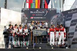 Podium 14-15.05.2016. Blancpain Endurance Series, Rd 2, Silverstone, England.