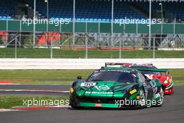 Ezequiel Perez Companc (ARG), Raffaele Giammaria (ITA), Alessandro Balzan (ITA), Ferrari 458 Italia GT3, AF Corse 14-15.05.2016. Blancpain Endurance Series, Rd 2, Silverstone, England.