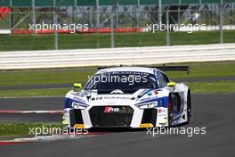 Gregory Guilvert (FRA), Mike Parisy (FRA), Christopher Haase (DEU), Audi R8 LMS, Sainteloc Racing 14-15.05.2016. Blancpain Endurance Series, Rd 2, Silverstone, England.