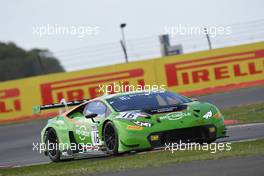 Jeroen Bleekemolen (NDL), Mirko Bortolotti (ITA), Rolf Ineichen (CHE), Lamborghini Huracan GT3, GRT Grasser Racing Team 14-15.05.2016. Blancpain Endurance Series, Rd 2, Silverstone, England.