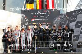 Podium 14-15.05.2016. Blancpain Endurance Series, Rd 2, Silverstone, England.