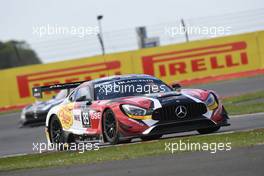 Laurent Cazenave (FRA), Michael Lyons (GBR), Daniele Perfetti (ITA), Mercedes-AMG GT3, AKKA ASP 14-15.05.2016. Blancpain Endurance Series, Rd 2, Silverstone, England.