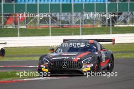 Maximilian Buhk (DEU), Dominik Baumann (AUT), Jazeman Jaafar (MAL), Mercedes-AMG GT3, HTP Motorsport 14-15.05.2016. Blancpain Endurance Series, Rd 2, Silverstone, England.