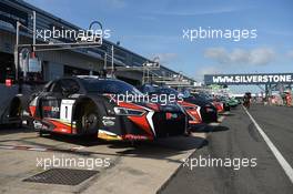 Laurens Vanthoor (BEL), Dries Vanthoor (BEL), Frederic Vervisch (BEL), Audi R8 LMS, Belgian Audi Club Team WRT 14-15.05.2016. Blancpain Endurance Series, Rd 2, Silverstone, England.