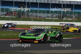 Pierre Ehret (DEU), Stef Vancampenhoudt (BEL), Ferrari 488 GT3, Rinaldi Racing 14-15.05.2016. Blancpain Endurance Series, Rd 2, Silverstone, England.