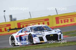 Gilles Lallemant (FRA), Marc Rostan (FRA), Marco Bonanomi (ITA), Audi R8 LMS, Sainteloc Racing 14-15.05.2016. Blancpain Endurance Series, Rd 2, Silverstone, England.