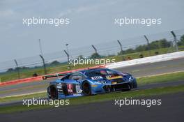 Daniel Zampieri (ITA), Patric Niederhauser (CHE), Fabio Babini (ITA), Lamborghini Huracan GT3, Attempto Racing 14-15.05.2016. Blancpain Endurance Series, Rd 2, Silverstone, England.