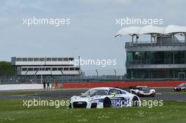 Gilles Lallemant (FRA), Marc Rostan (FRA), Marco Bonanomi (ITA), Audi R8 LMS, Sainteloc Racing 14-15.05.2016. Blancpain Endurance Series, Rd 2, Silverstone, England.