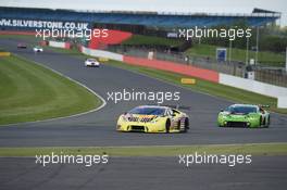 Miro Konopka (SVK), Andrzej Lewandowski (POL), Teodor Myszkowski (POL), Lamborghini Huracan GT3, ARC Bratislava 14-15.05.2016. Blancpain Endurance Series, Rd 2, Silverstone, England.