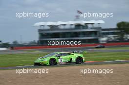 Luca Stolz (DEU), Michele Beretta (ITA), Andrea Piccini (ITA), Lamborghini Huracan GT3, GRT Grasser Racing Team 14-15.05.2016. Blancpain Endurance Series, Rd 2, Silverstone, England.