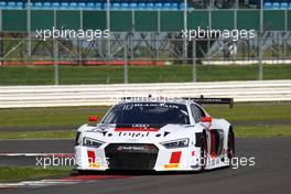 Filip Salaquarda (CZE), Frank Stippler (DEU), Marlon Stockinger (PHL), Audi R8 LMS, Team ISR 14-15.05.2016. Blancpain Endurance Series, Rd 2, Silverstone, England.