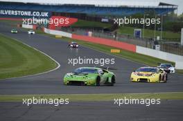 Luca Stolz (DEU), Michele Beretta (ITA), Andrea Piccini (ITA), Lamborghini Huracan GT3, GRT Grasser Racing Team 14-15.05.2016. Blancpain Endurance Series, Rd 2, Silverstone, England.
