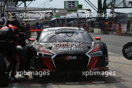 Adrien de Leener (BEL), Peter Kox (NDL), Pierre Kaffer (DEU), Audi R8 LMS, Belgian Audi Club Team WRT 14-15.05.2016. Blancpain Endurance Series, Rd 2, Silverstone, England.