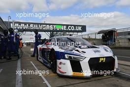 Gilles Lallemant (FRA), Marc Rostan (FRA), Marco Bonanomi (ITA), Audi R8 LMS, Sainteloc Racing 14-15.05.2016. Blancpain Endurance Series, Rd 2, Silverstone, England.