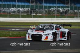 Filip Salaquarda (CZE), Frank Stippler (DEU), Marlon Stockinger (PHL), Audi R8 LMS, Team ISR 14-15.05.2016. Blancpain Endurance Series, Rd 2, Silverstone, England.