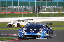 Max Van Splunteren (NDL), Jeroen Mul (NDL), Louis Machiels (BEL), Lamborghini Huracan GT3, Attempto Racing 14-15.05.2016. Blancpain Endurance Series, Rd 2, Silverstone, England.