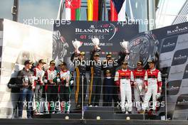 Podium 14-15.05.2016. Blancpain Endurance Series, Rd 2, Silverstone, England.