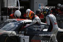 Laurens Vanthoor (BEL), Dries Vanthoor (BEL), Frederic Vervisch (BEL), Audi R8 LMS, Belgian Audi Club Team WRT 14-15.05.2016. Blancpain Endurance Series, Rd 2, Silverstone, England.