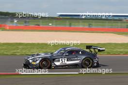 Hubert Haupt (DEU), Adam Christodoulou (GBR), Andreas Simonsen (SWE), Mercedes-AMG GT3, AMG - Team Black Falcon 14-15.05.2016. Blancpain Endurance Series, Rd 2, Silverstone, England.