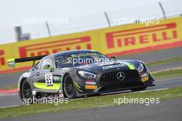 Clemens Schmid (AUT), Indy Dontje (NDL), Luciano Bacheta (GBR), Mercedes-AMG GT3, HTP Motorsport 14-15.05.2016. Blancpain Endurance Series, Rd 2, Silverstone, England.