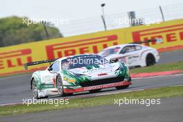 Alexander Moiseev (RUS), Garry Kondakov (RUS), Ricardo Ragazzi (ITA), Ferrari 458 Italia GT3, AF Corse 14-15.05.2016. Blancpain Endurance Series, Rd 2, Silverstone, England.