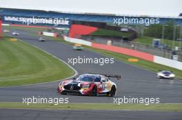 Laurent Cazenave (FRA), Michael Lyons (GBR), Daniele Perfetti (ITA), Mercedes-AMG GT3, AKKA ASP 14-15.05.2016. Blancpain Endurance Series, Rd 2, Silverstone, England.